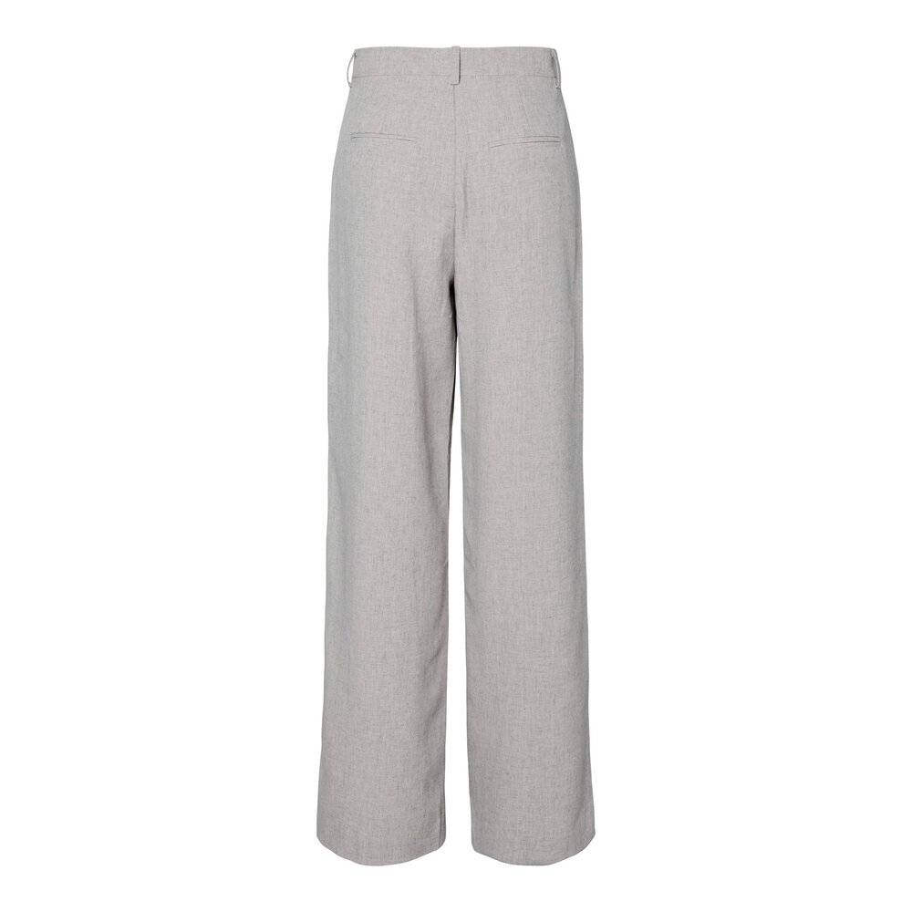 YAS RIU HMW PANTS - LIGHT GREY MELANGE