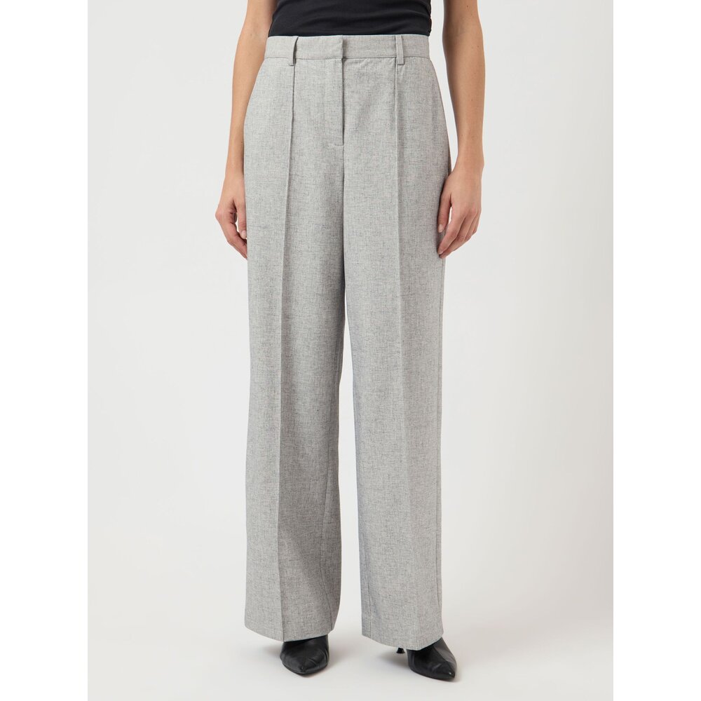 YAS RIU HMW PANTS - LIGHT GREY MELANGE