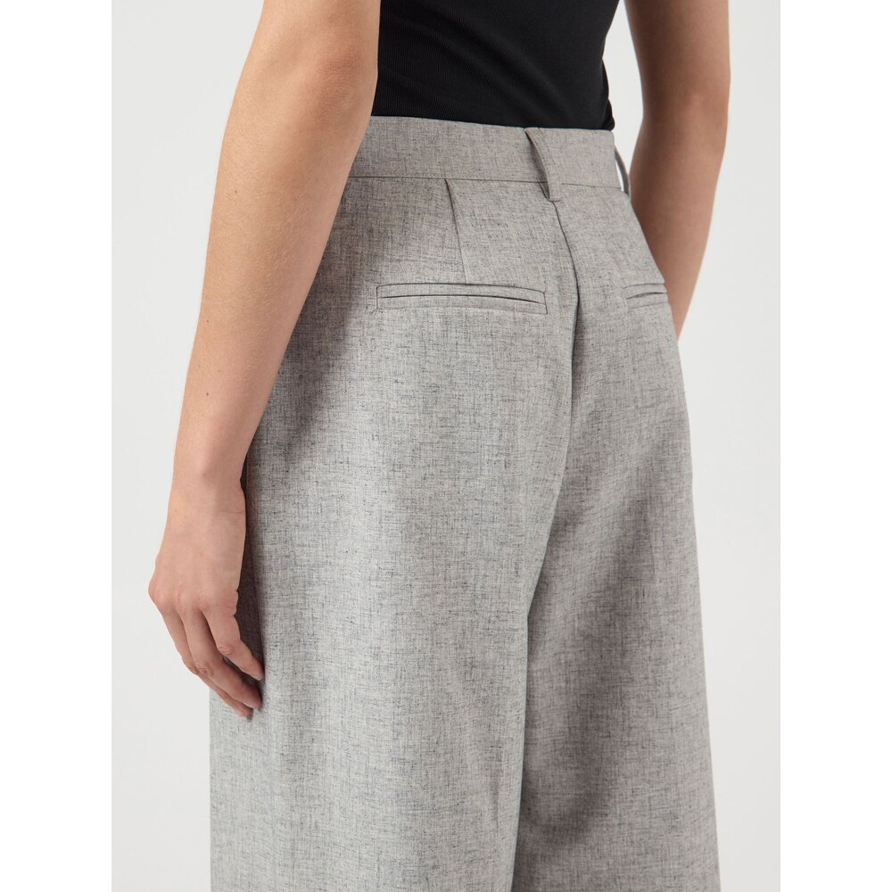YAS RIU HMW PANTS - LIGHT GREY MELANGE
