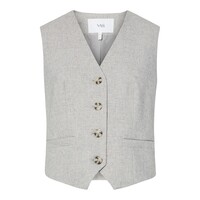 RIU CLASSIC WAISTCOAT - LIGHT GREY MELANGE