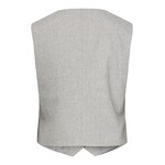 YAS RIU CLASSIC WAISTCOAT - LIGHT GREY MELANGE