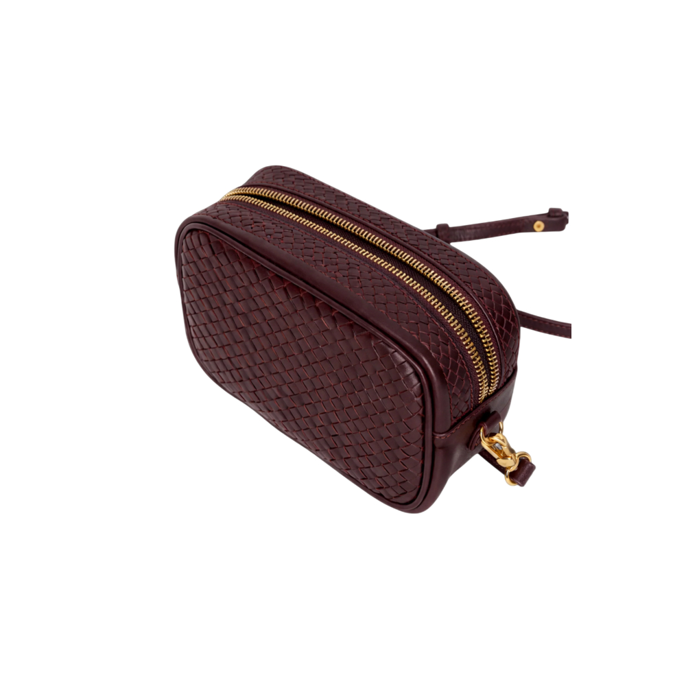 BY BAR KELSEY BRAIDED BAG - CHOCOLATE