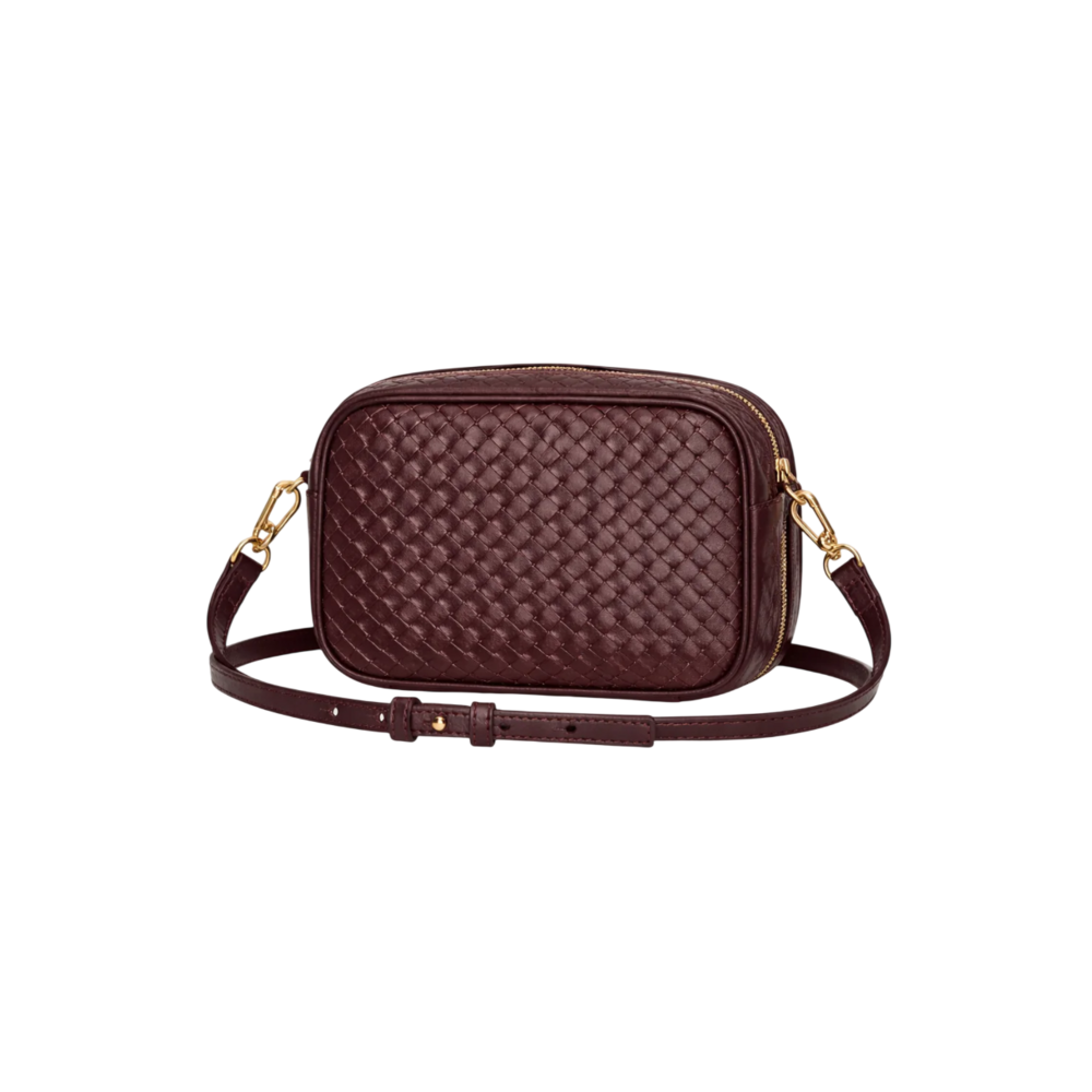 BY BAR KELSEY BRAIDED BAG - CHOCOLATE