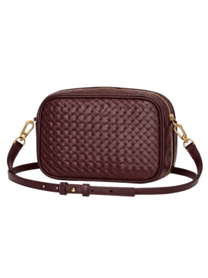 BY BAR KELSEY BRAIDED BAG - CHOCOLATE