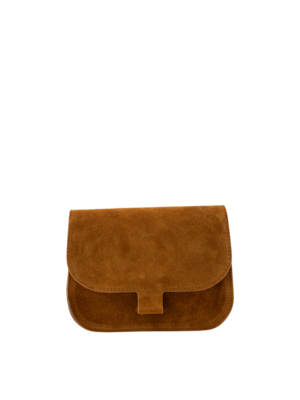 LOTZ & LOT FLORA SUEDE BAG - COGNAC LOTZ & LOT FLORA SUEDE BAG - COGNAC