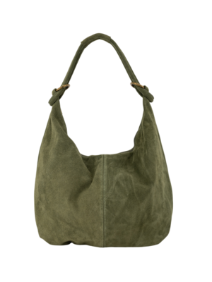 LOTZ & LOT SUEZ SUEDE BAG - GREEN