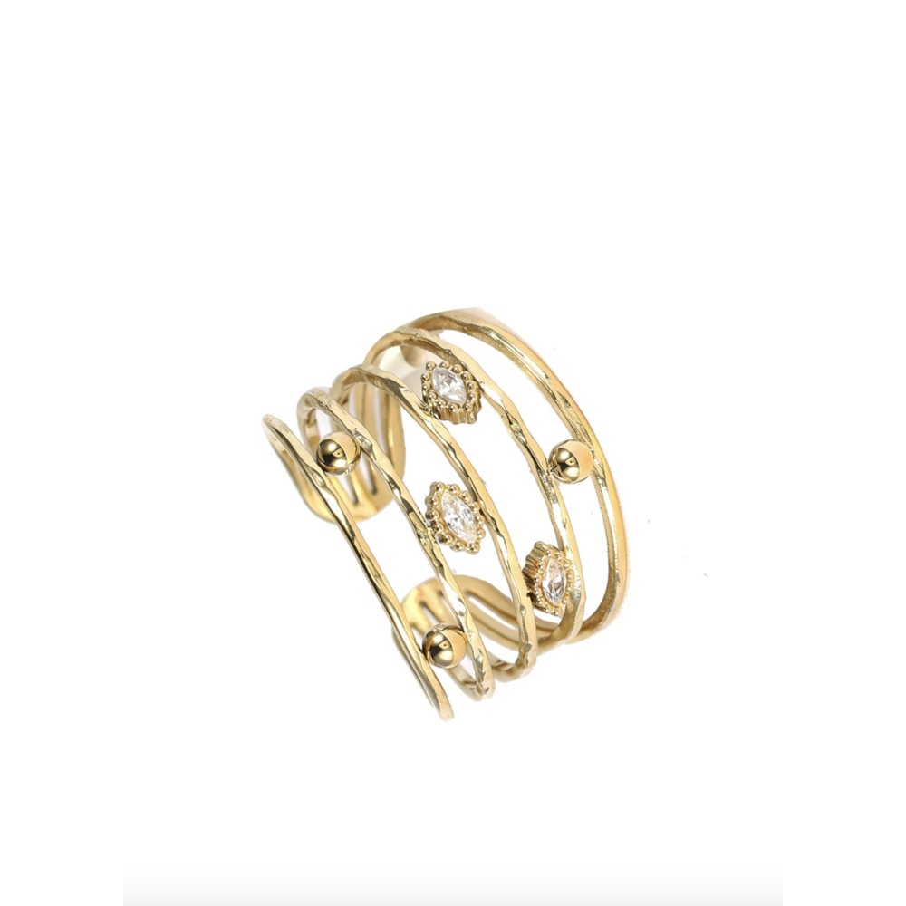 Rose & Camellia NYLA RING - GOLD