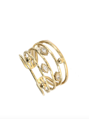 Rose & Camellia NYLA RING - GOLD