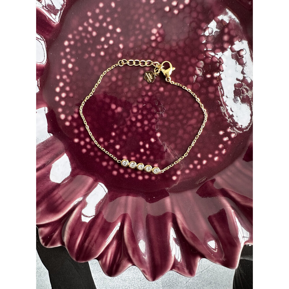 FIV BRACELET - GOLD Rose & Camellia FIV BRACELET - GOLD