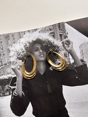 Rose & Camellia MAURI EARRINGS - GOLD