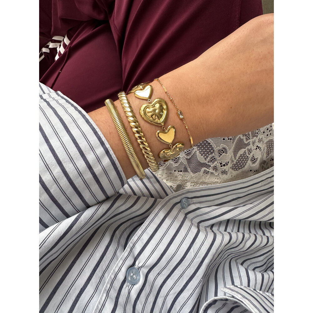 DIAM BRACELET - GOLD Rose & Camellia DIAM BRACELET - GOLD