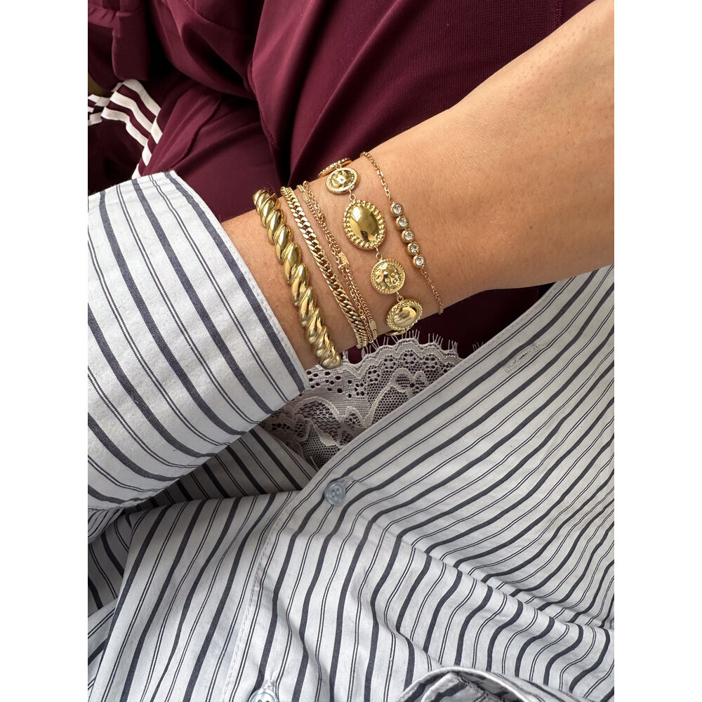 Rose & Camellia MUNA BRACELET - GOLD