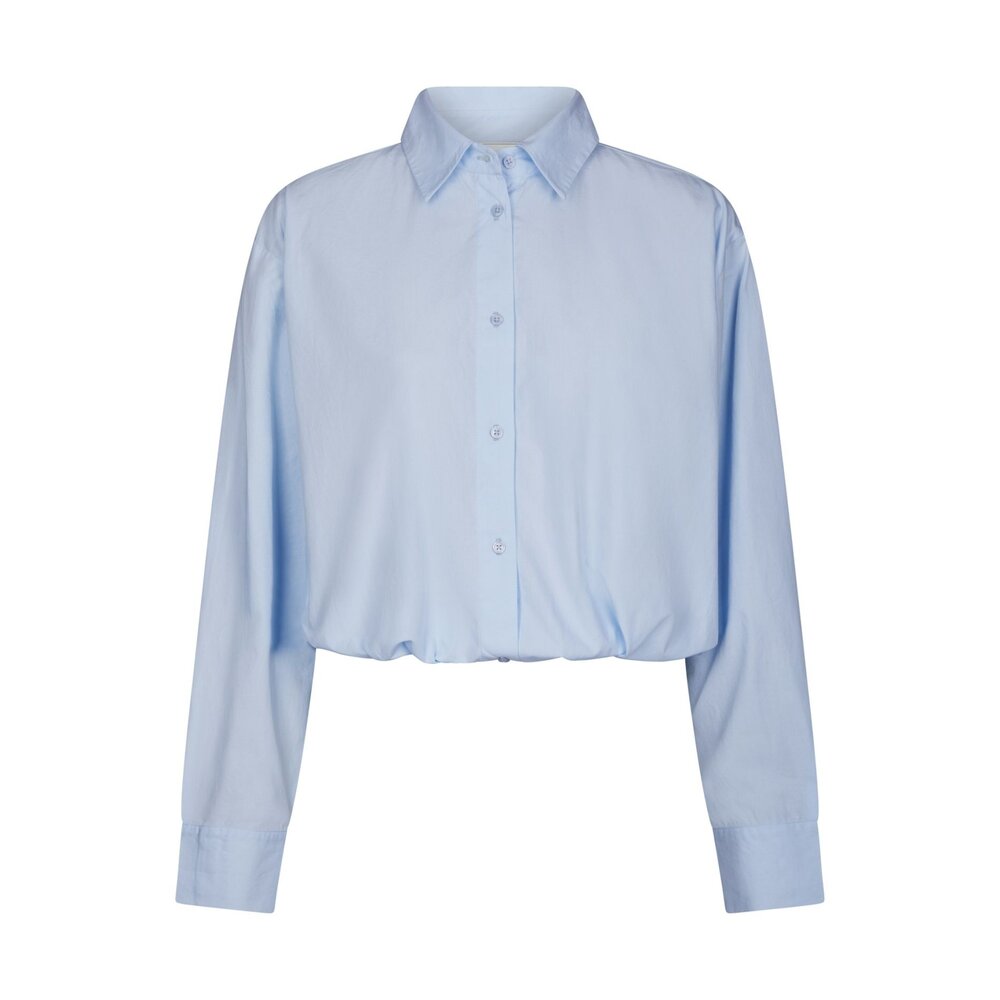 Neo Noir EMMANA POPLIN SHIRT - LIGHT BLUE