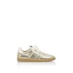 DWRS label POONA CRACKLED SNEAKERS - CHAMPAGNE / OFF WHITE