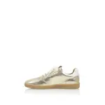 DWRS label POONA CRACKLED SNEAKERS - CHAMPAGNE / OFF WHITE