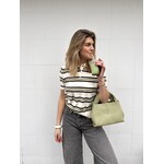 LOTZ & LOT MAU STRIPED POLO - BEIGE/GREEN