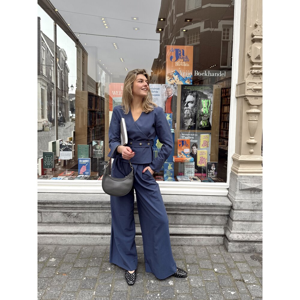 Harper & Yve MASON PANTS - BLUE STRIPE