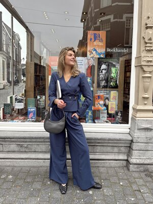 Harper & Yve MASON PANTS - BLUE STRIPE