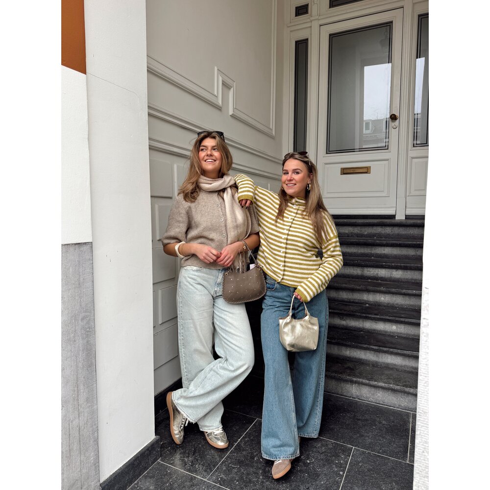 LOTZ & LOT BALLOON HIGH WAIST JEANS - WASHED DENIM