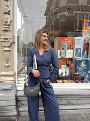 Harper & Yve LIDA BLOUSE - BLUE STRIPE