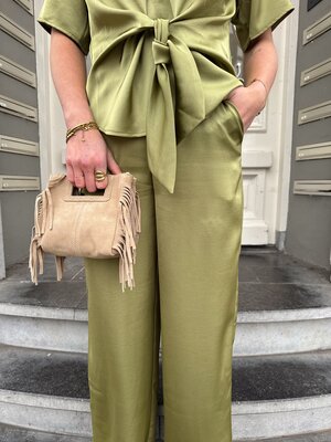 LOTZ & LOT SYLVIE SUEDE BAG - SAND