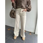 LOTZ & LOT ELLI WIDE TALL JEANS - BEIGE