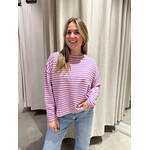 LOTZ & LOT STRIPES LONGSLEEVE - PINK/PURPLE