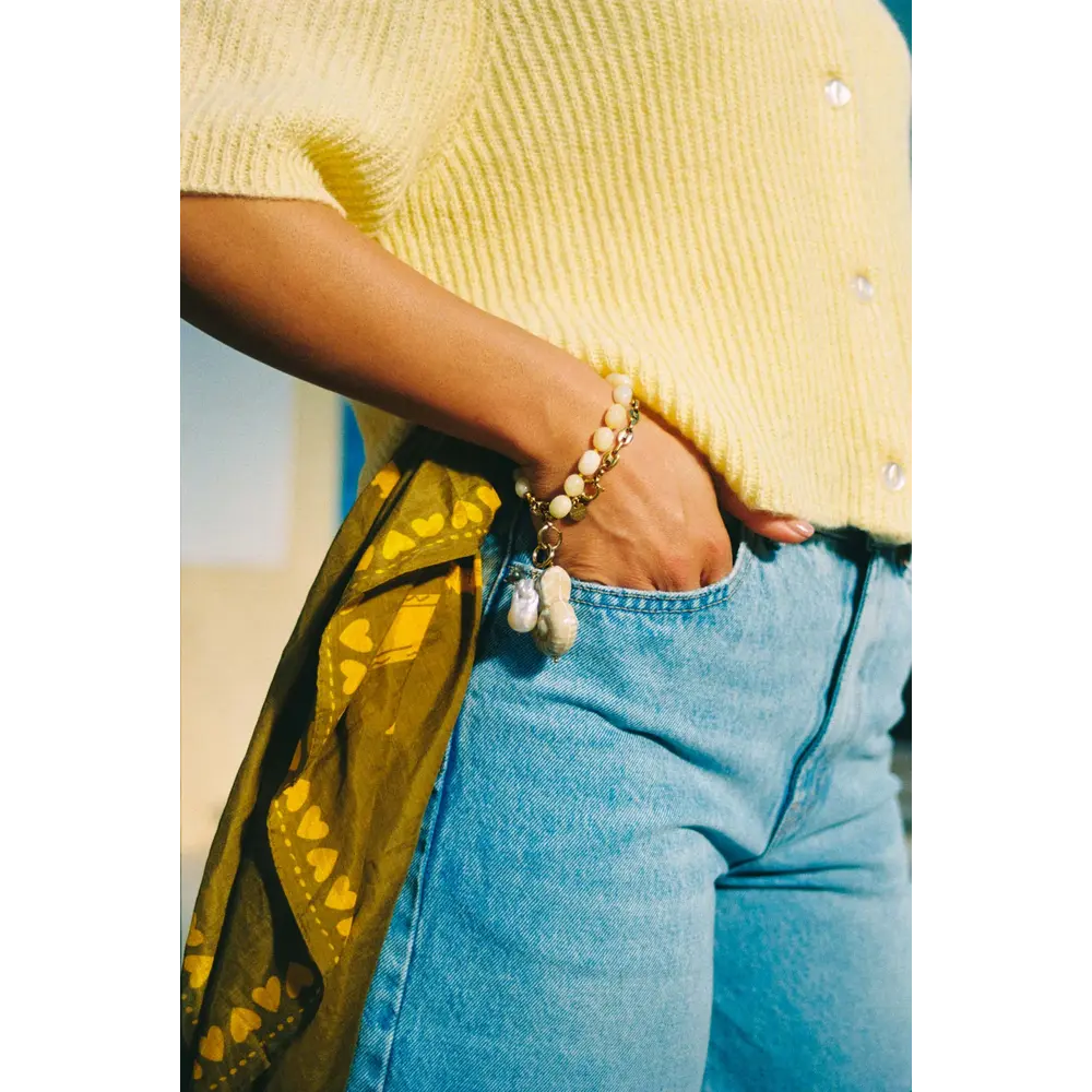 Bonnie Studios BOBBY BRACELET - BUTTER YELLOW