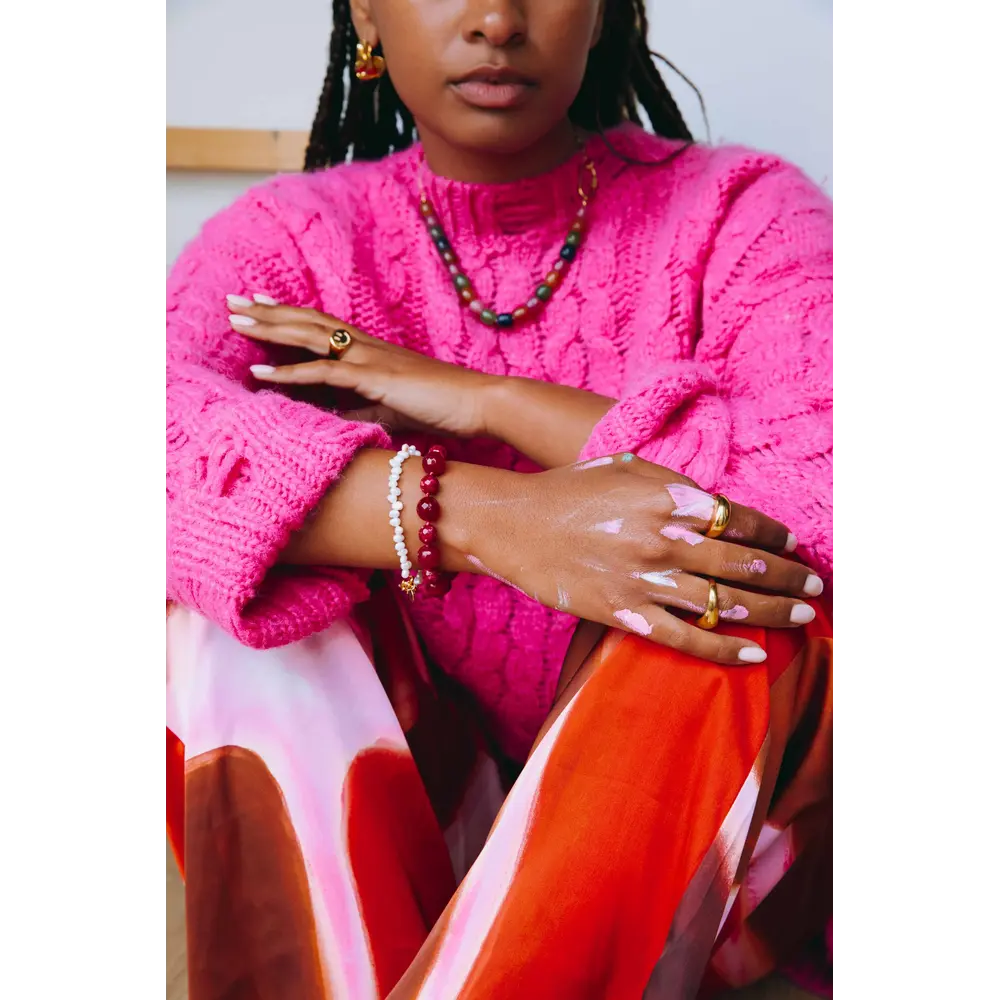 Bonnie Studios FRED FUNKY BRACELET - WHITE