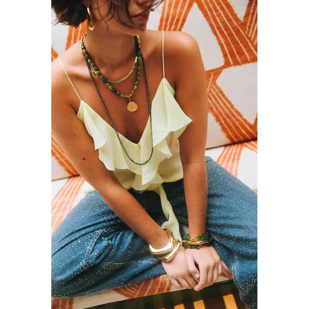 Bonnie Studios BOBBY NECKLACE - ARMY GREEN