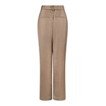 Neo Noir EMMETT HEAVY SATEEN PANTS - DARK TAUPE