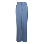 Neo Noir EMMETT HEAVY SATEEN PANTS - SMOKE BLUE