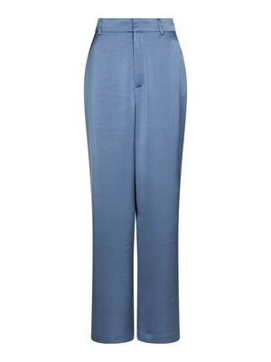 Neo Noir EMMETT HEAVY SATEEN PANTS - SMOKE BLUE