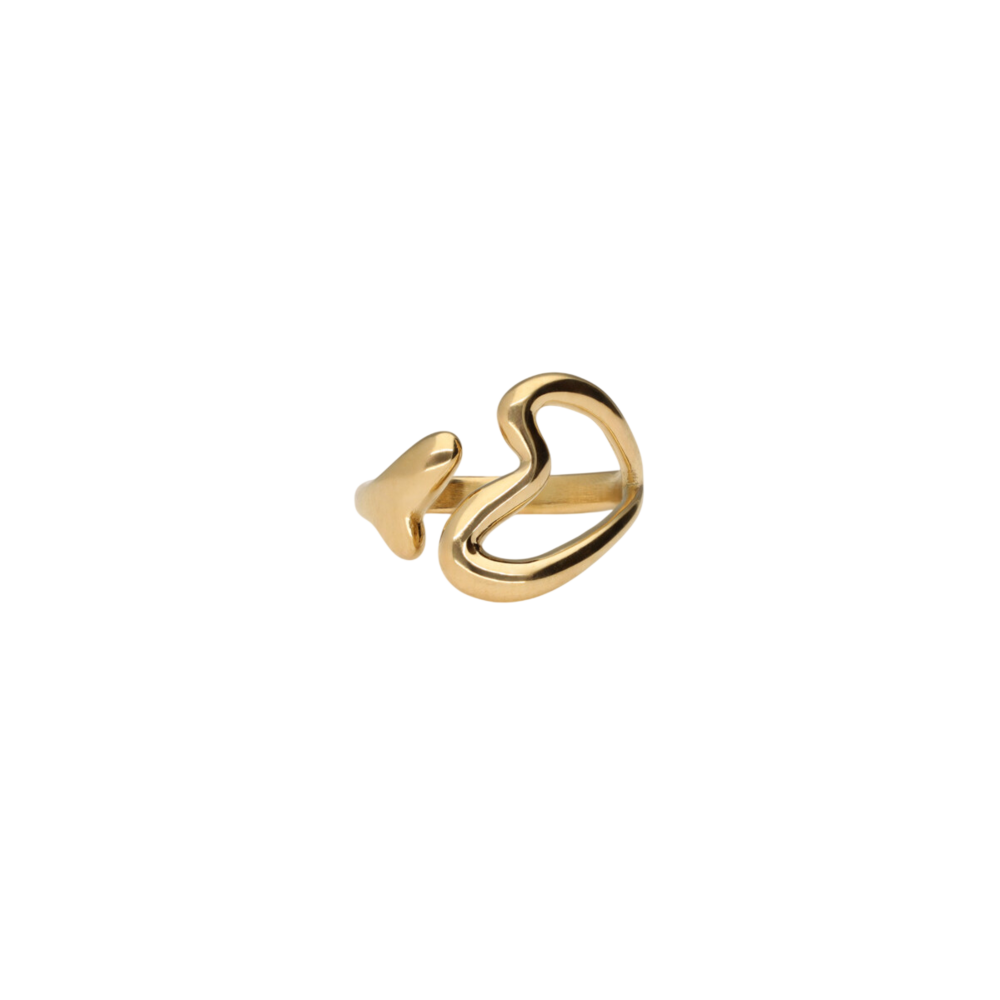 My Jewellery 2 HEARTS RING - GOLD