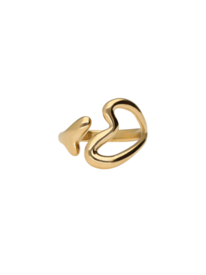 My Jewellery 2 HEARTS RING - GOLD