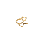 My Jewellery 2 PEARL HEARTS RING - GOLD