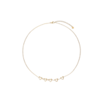 My Jewellery PEARL HEARTS NECKLACE - GOLD