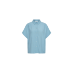 BARLEY VISCOSE BLOUSE - BLUE STONE BY BAR BARLEY VISCOSE BLOUSE - BLUE STONE