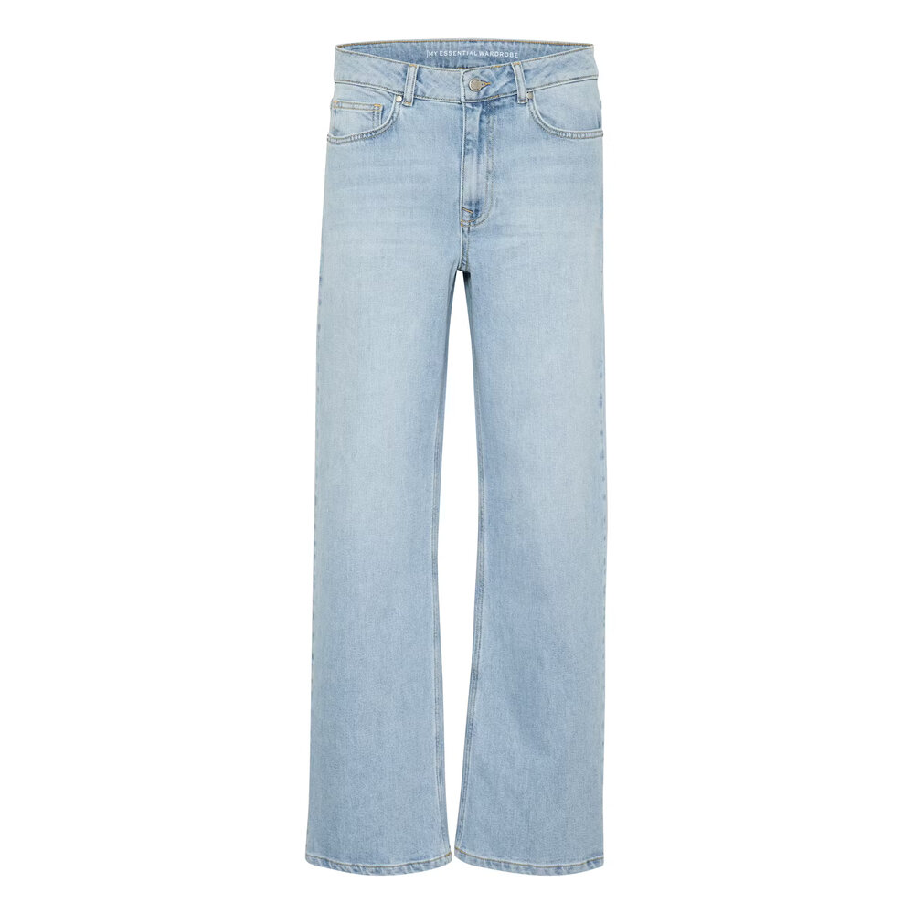 LOUIS HIGH WIDE JEANS - LIGHT BLUE My Essential Wardrobe LOUIS HIGH WIDE JEANS - LIGHT BLUE