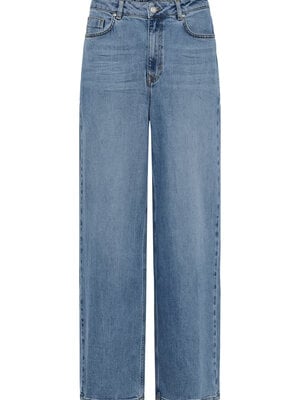 My Essential Wardrobe JESSIE WIDE LEG JEANS - MEDIUM BLUE