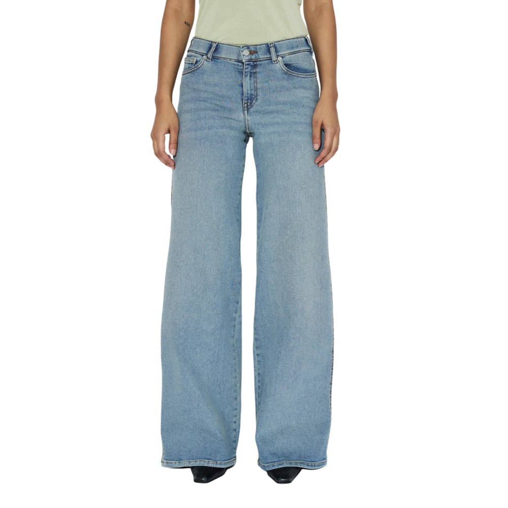 DRDENIM ZILA MID WIDE JEANS - CAPE LIGHT VINTAGE