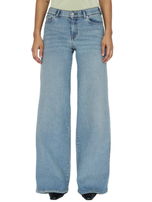 DRDENIM ZILA MID WIDE JEANS - CAPE LIGHT VINTAGE