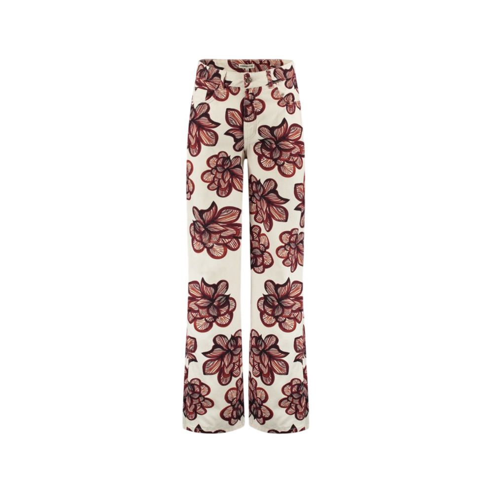 Harper & Yve MAYRA PANTS - DESERT FLOWER ECRU
