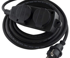 Power strip with end hook