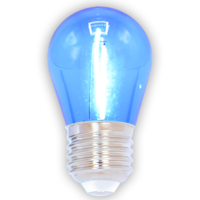 1 watt, filament, blauw