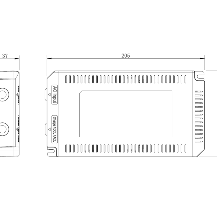 Emergency unit for LED panels or LED spots