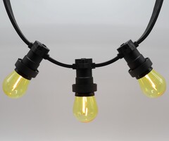 Yellow filament LED bulb - 1 watt