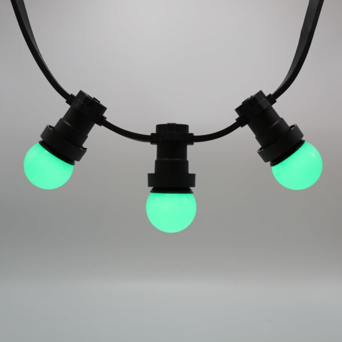 1 watt groene kogellamp met standaard kap Ø45
