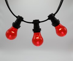 Red LED bulb Ø60 - 1 Watt