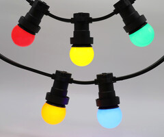 5 kleuren gemixte lampen